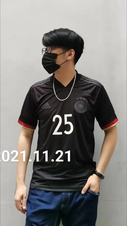 21欧洲杯 德国国家队 客场球衣.很适合街穿的一款,adid - 抖音