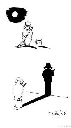 各种物体的影子的简笔画