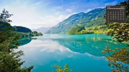 2021年5月美丽的大自然风景唯美图片日历