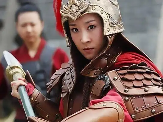 第七名 苗圃马思纯演过身穿蓝色铠甲,英勇杀敌的女将军.