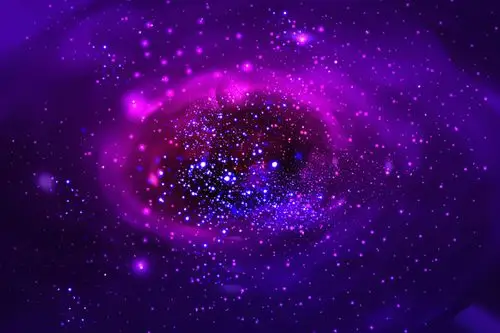 紫色梦幻星空背景图片