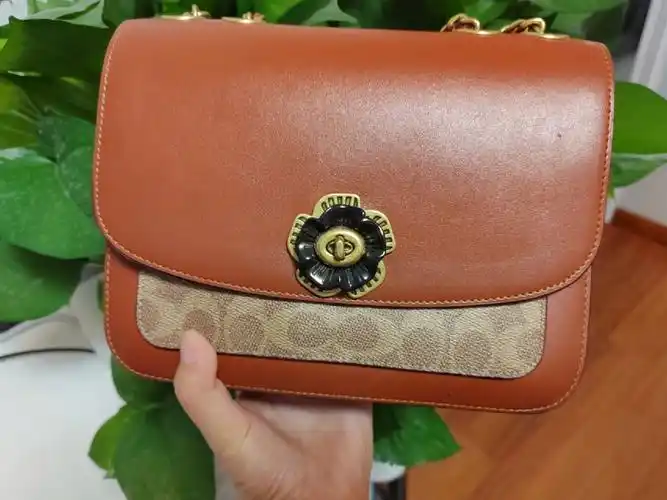 蔻驰山茶花女包