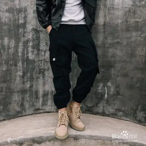 男生束脚裤经典穿搭