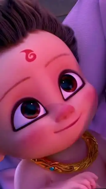 没想到童年时期的小哪吒,笑起来竟这么可爱,让人忍不住抱在怀里