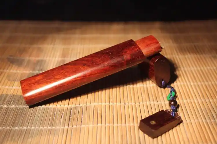 小叶紫檀整木制香筒
