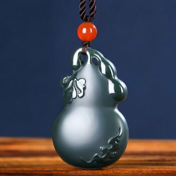 丝娅新疆和田玉葫芦玉吊坠 男女士款玉坠玉520情人节礼物送男女友 款