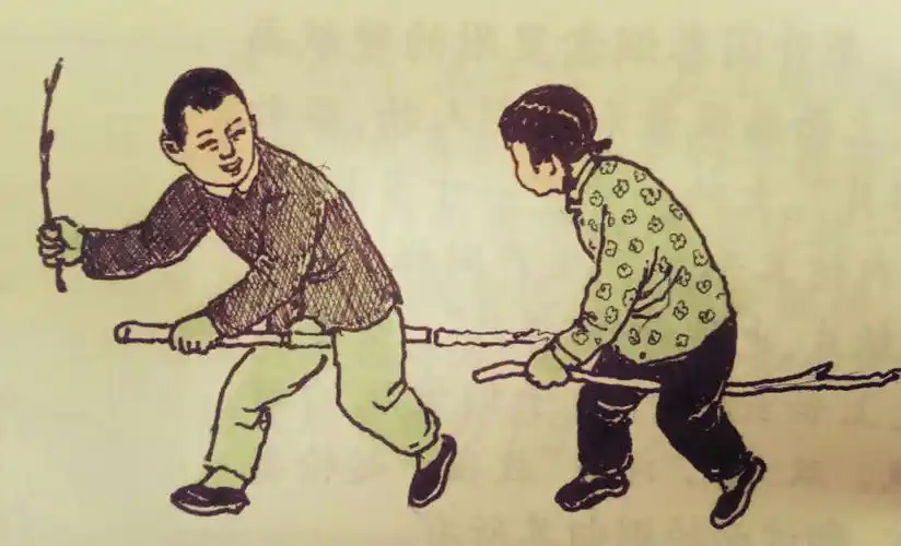 骑马是古代社会上令人羡慕的事,因而"骑竹马"就成了孩子们的模仿秀.