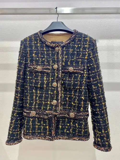 chanel埃及黑金系列毛呢外套21秋冬手工坊