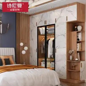 整体衣柜定制开门图片