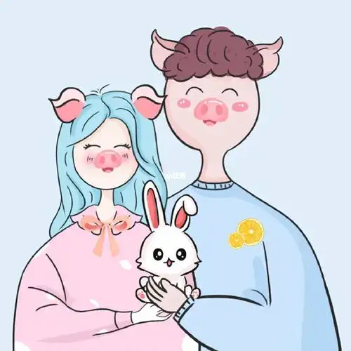 明天更新鸡妈妈  狗爸爸  兔宝宝哦#卡通头像  #可爱头像  #头像分享