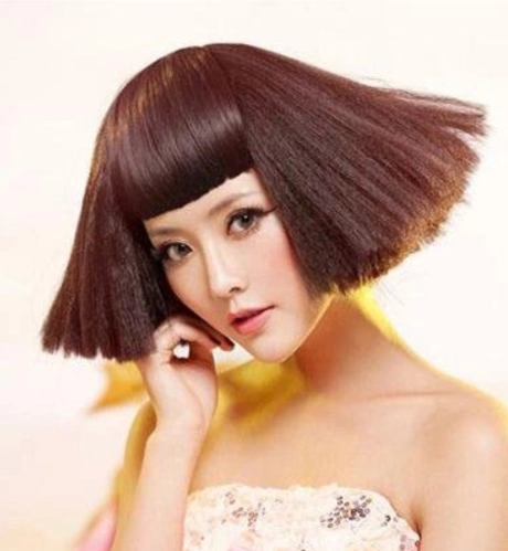 女生短发烫成麦穗烫会是什么模样?这款外形酷似麦穗这样烫才够味