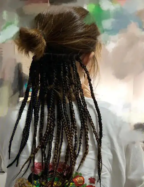 自由设计后脑勺非洲辫