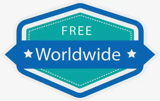 蓝色六边形标签