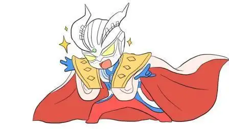 赛罗奥特曼的爸爸简笔画