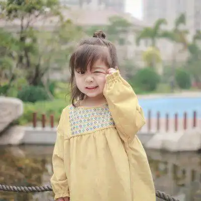 可爱萌娃女生微信头像