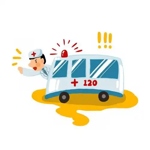 卡通救护车120急救车6100140免抠图片素材 - 设计盒子