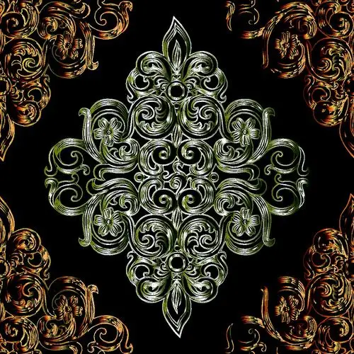 精美菱形花纹矢量素材下载(图片id:887861)_-底纹背景-矢量素材_ 集