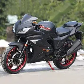 川崎小忍者摩托车跑车地平线v6重机车趴赛双缸水冷街车可上牌整车