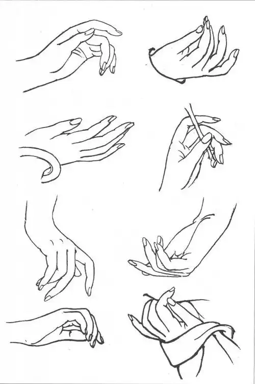 古代仕女基础画法图解