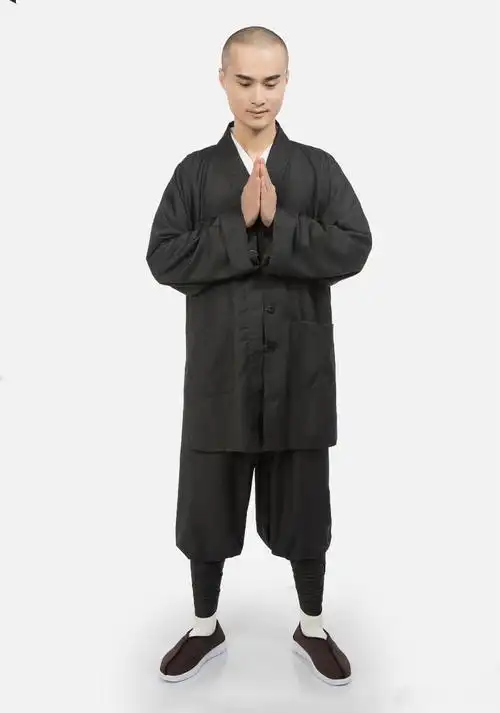 [出家人]僧人服装僧服大褂春秋季禅袍长褂短褂男女款僧人和尚衣服出家