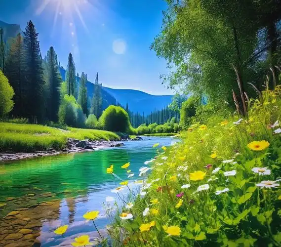 描写河水的多样词汇与句子精选