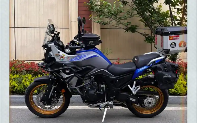 【凯越500x】凯越拉力车500x 525x小小改装 #骑帅不骑快# #管好右手