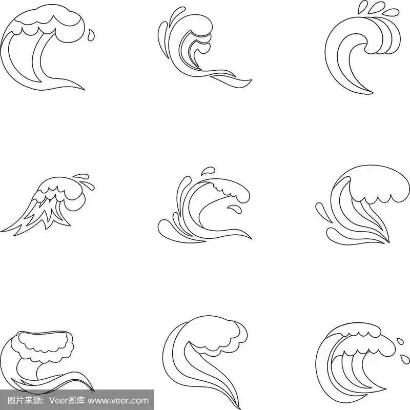 潮汐图标设置大纲样式