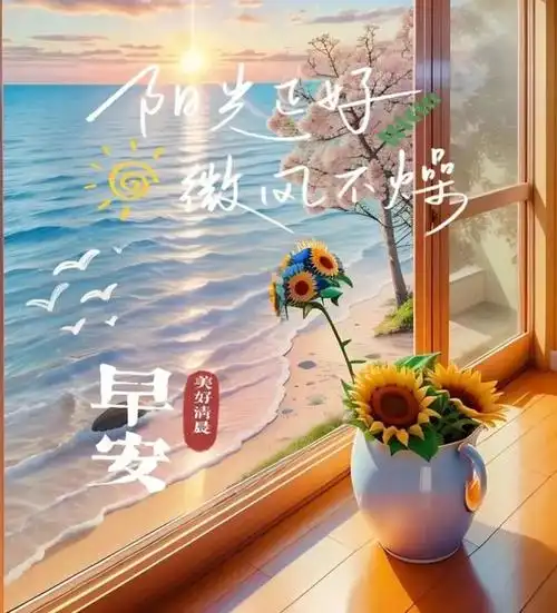 8月26日周末早上好问候语祝福语早安图片内心有风景尘世不荒凉