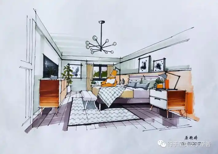 美术与设计学院环境艺术"手绘效果图"云端教学汇报展第一期