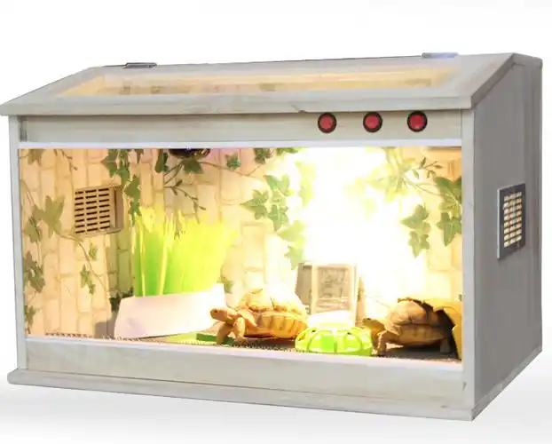 蜥蜴爬宠箱饲养木箱蛇蛇蜘蛛守宫蛇角蛙龟变色龙保温箱80抽屉箱套餐三