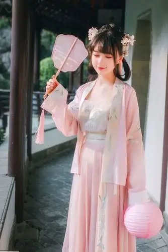 汉服夏装女古装仙女清新淡雅改良古风女装日常装云舒传统齐胸襦裙