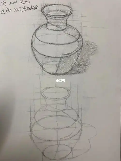 【素描05-罐子】学习画画的日常打卡