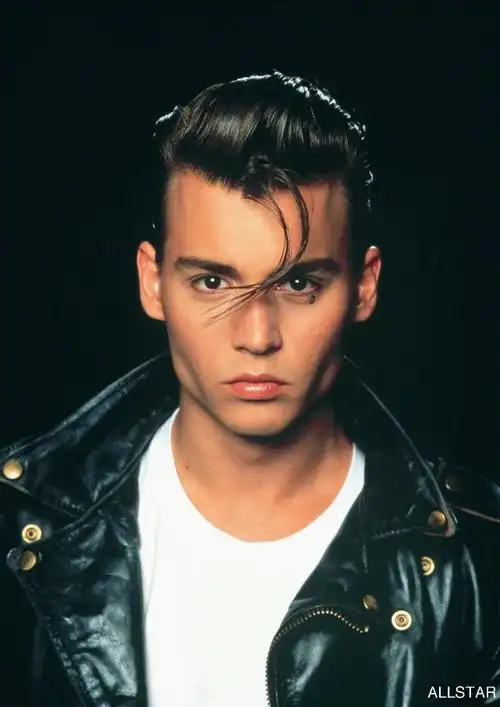 八十年代,约翰尼·德普.