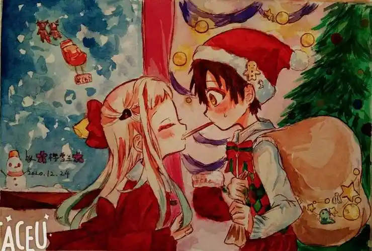 百奇劫韵的地缚少年花子君插画图片