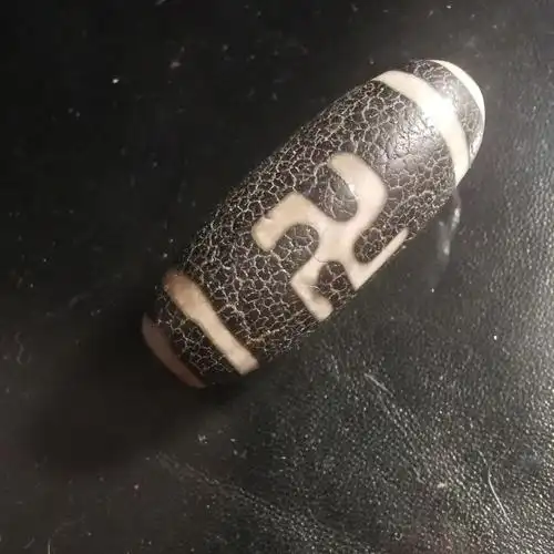 旧藏火供万字天珠