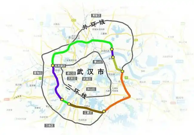 武汉四环线计划明年全线通车后年独立成环