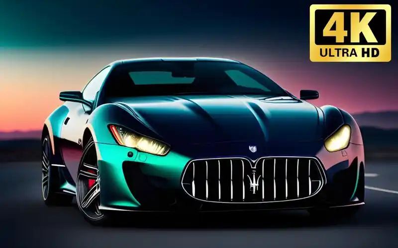 【赛博朋克】ai绘画设计玛莎拉蒂超跑,车标就像手指,你懂的