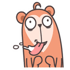 甩舌头啦 - 屌丝猴表情包_猴子_屌丝表情