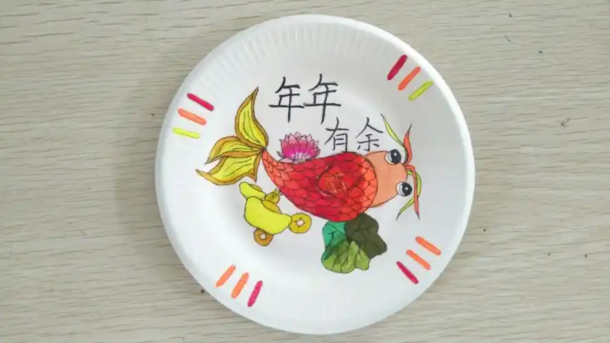 圆盘艺术--云天化中学小学部201601学生劳动作业