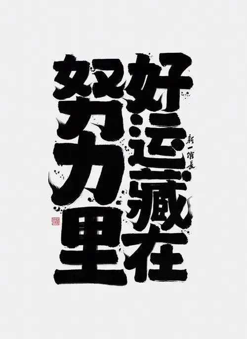 今日分享好运藏在努力里