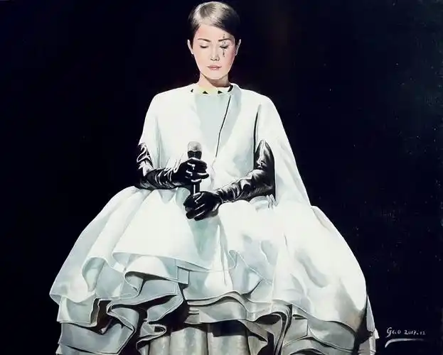 王菲幻乐一场尘埃油画