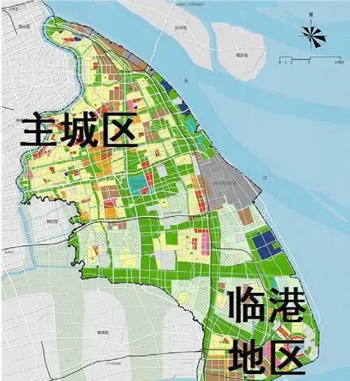 上海市浦东新区行政区划从市中心跨越到郊区一体化的发展效率高