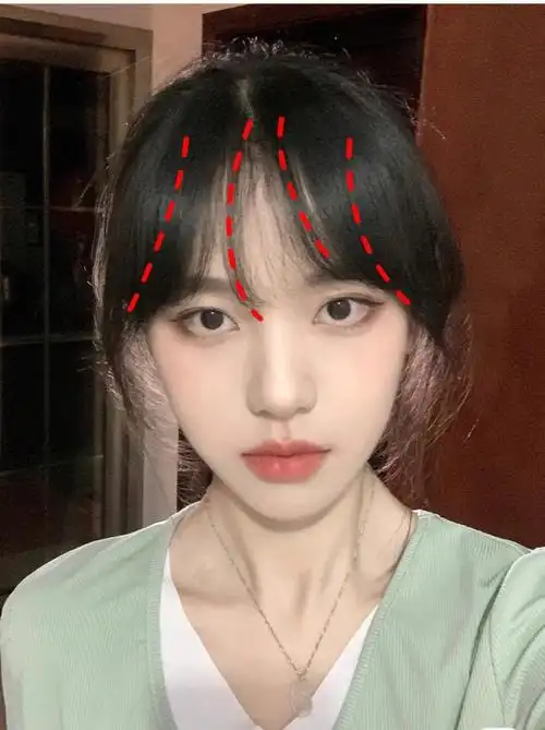 超爱我这款刘海剪到我心里了剪一次好看一次