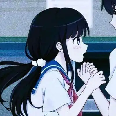 情侣头像真人一人一半动漫古风