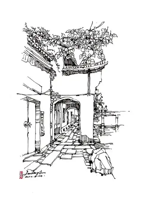 画画  #绘画  #速写  #南浔古镇  #画画的日常  #寻找小红书绘画瓷耨