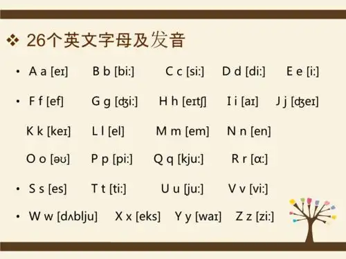 英语国际音标发音及单词举例幻灯片ppt18页