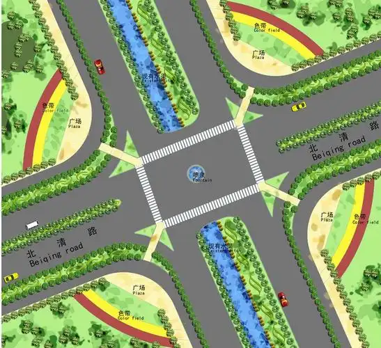 园清路节点一平面图