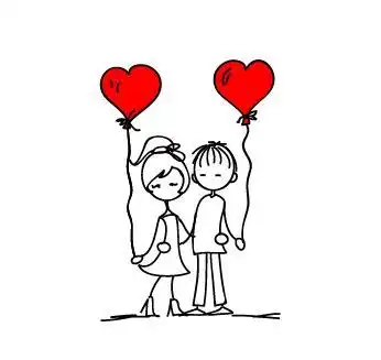 可爱简笔画护花使者