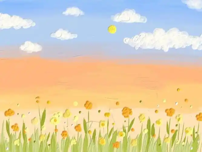 ins水彩天空壁纸