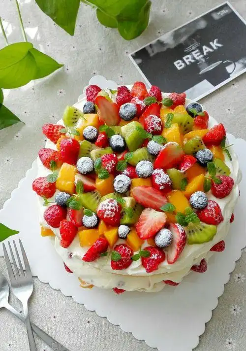 水果奶油裸蛋糕(八寸)(3)的做法